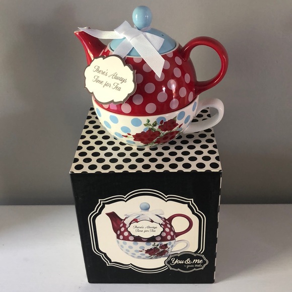 Jessie Steele Time For Tea Rose Teapot NIB - Picture 2 of 12